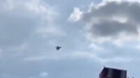 Erivan semalarında savaş jetleri uçmaya başladı