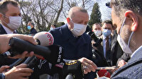 Cumhurbaşkanı Erdoğan'a evinin önünde doğum günü sürprizi