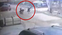 Motosikletle bisikletin kafa kafaya çarpışmasında 1'i ağır 2 kişi yaralandı