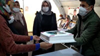 Diyarbakır annelerinin Cumhurbaşkanı Erdoğan için hazırlattığı pasta, Çocuk Evine gönderildi