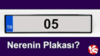 05 plaka nerenin plakası? 05 plaka kodu hangi şehir, il?