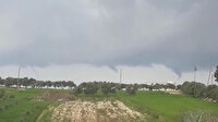 Hatay’da açıklarında 3 hortum çıktı