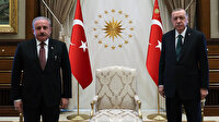 Cumhurbaşkanı Erdoğan TBMM Başkanı Şentop'u ağırladı