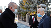 Cumhurbaşkanı Erdoğan'dan MHP Genel Başkanı Bahçeli'ye sürpriz ziyaret