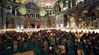 Miraç mucizesi Mi'raciye ile Ayasofya Camii'nden yankılandı