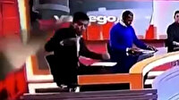 Canlı yayında feci kaza