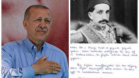 Sultan Abdülhamid'in torunundan Cumhurbaşkanı Erdoğan'a teşekkür mektubu: Bizim için onur verici