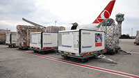 UNICEF'in koronavirüs aşılarını Turkish Cargo taşıdı