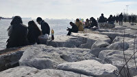 Yenikapı Sahili doldu taştı