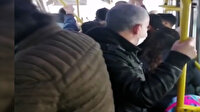 Minibüste balık istifi yolculuk kamerada
