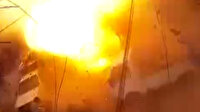 Pakistan’da bomba yüklü aracın patlama anı kamerda