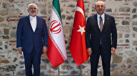 Bakan Çavuşoğlu ile İran Dışişleri Bakanı Zarif Dolmabahçe'de görüşüyor