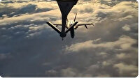 TSK'dan ABD'nin F-18 savaş uçaklarına havada yakıt ikmali