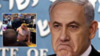 İsrail Başbakanı Netanyahu'nun bulunduğu restoranın yakınlarına roket düştü
