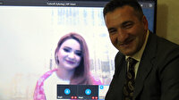 Erzurum’dan Azerbaycan’a online nişan töreni