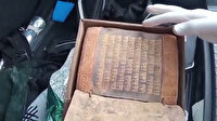 Samsun’da 2 bin 500 yıllık altın işlemeli Tevrat ele geçirildi