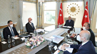 Cumhurbaşkanı Erdoğan, Azerbaycan Başbakan Yardımcısı Şahin Mustafayev'i kabul etti