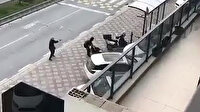 Başakşehir'deki silahlı çatışma kameralara yansıdı