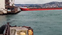 İstanbul Boğazı'nda facianın eşiğinden dönülen anlar kamerada