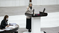 AK Partili Leyla Şahin Usta DHKP-C'yi lanetledi, HDP sıraları ayaklandı