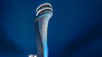 İstanbul Havalimanı Hava Trafik Kontrol Kulesinin ışıkları otizm için mavi yandı