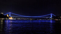 İstanbul maviye büründü