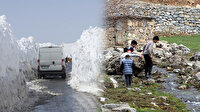 Bir tarafta bahar bir tarafta kara kış: Arası sadece 20 kilometre
