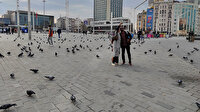 Kısıtlamalı cumartesi gününde meydanlarda: Taksim turistlere kaldı