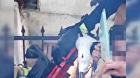 Üsküdar'da koluna demir parmaklık saplanan çocuğu itfaiye kurtardı