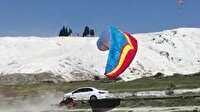 Paramotor pilotu olağanüstü kurtuluşunu anlattı