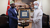 Diyanet İşleri Başkanı Erbaş, Somali Din ve Evkaf Bakanı Roble ile görüştü