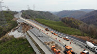 Alternatif yol tamam: Çöken Batı Karadeniz bağlantı yolu çift yönlü ulaşıma açıldı