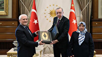 Cumhurbaşkanı Erdoğan, şehit savcı Mehmet Selim Kiraz'ın anne ve babasını kabul etti