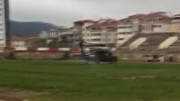 Bakan Soylu’yu taşıyan helikopter yoğun sis nedeniyle Bilecik’e acil iniş yaptı