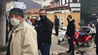 Nisanda kar yağdı cumaya gidenler namazlarını kar altında kıldı