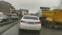 Arnavutköy'de polis ile korsan taksici arasında nefes kesen kovalamaca