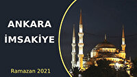 Ankara imsakiye çizelgesi iftar ve sahur saati! Diyanet’le 2021 Ankara imsak iftar ve sahur vakti saat kaçta?
