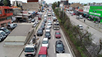 Adana'da köprü çalışması trafiği felç etti: 9 kilometrelik kuyruk oluştu