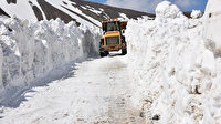 Nemrut Dağı'nda karla mücadele