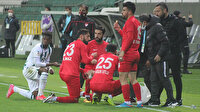 GZT Giresunspor-Keçiörengücü maçında futbolcular oruçlarını açtı