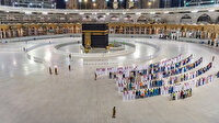 Kabe’de Kovid-19 tedbirlerinin gölgesinde ilk teravih namazı
