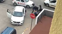 Antalya'da tekme tokatlı kavgada küçük kızın korku dolu anları