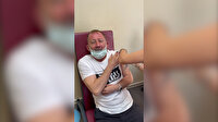 Sergen Yalçın çığlık çığlığa koronavirüs aşısı oldu, izleyenleri kahkahaya boğdu