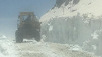 Nisan ayında 5 metre kar ile mücadele