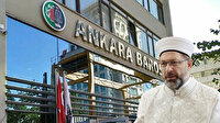 Diyanet İşleri Başkanı Erbaş'ı hedef gösteren Ankara Barosu hakkında kovuşturma talebi