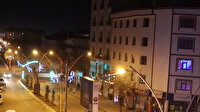 Ağrı'da sokağa çıkma kısıtlamasının başlamasıyla cadde ve sokaklar boş kaldı