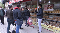 Iğdır’da pide kuyruğunda maske tartışması