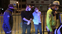 Kısıtlamada yakalanan iki şüphelinin aracından çıkanlar pes dedirtti