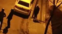 Film izler gibi izlediler: Sokak ortasında kadına şiddet