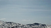 Beyaza bürünen Nemrut Krater Gölü'nün görüntüleri mest etti